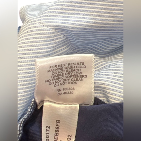 PETER MILLAR Crown EB66 Sport Five-Pocket Men’s Pants, Color Navy, Size 38x32 - Picture 6 of 10